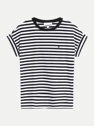 Gestreiftes T-Shirt IDAARA Schwarz L