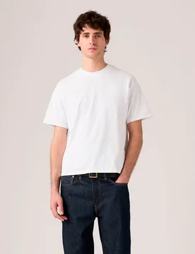 Camiseta de hombre de manga corta crop con cuello redondo - Levi's - FashionsVida