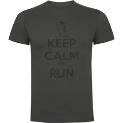 Maglietta A Maniche Corte Keep Calm And Run Lead M
