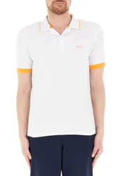 SUN68 Polo in cotone PANNA S
