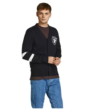 Jack & Jones Cardigan Nfl Black 2XL