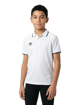 Polo à Manches Courtes Torch White 4 Années Garçon - Umbro - FashionsVida