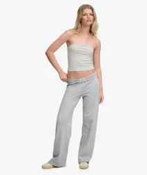 Superdry Damen Athletic Essentials Jogginghose mit Umschlagbund Grey - Größe: 42