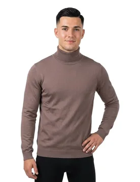 Hugo Pull à Col Roulé San Thomas 10243187 Red Rust / Copper XL Homme - Hugo Boss - FashionsVida