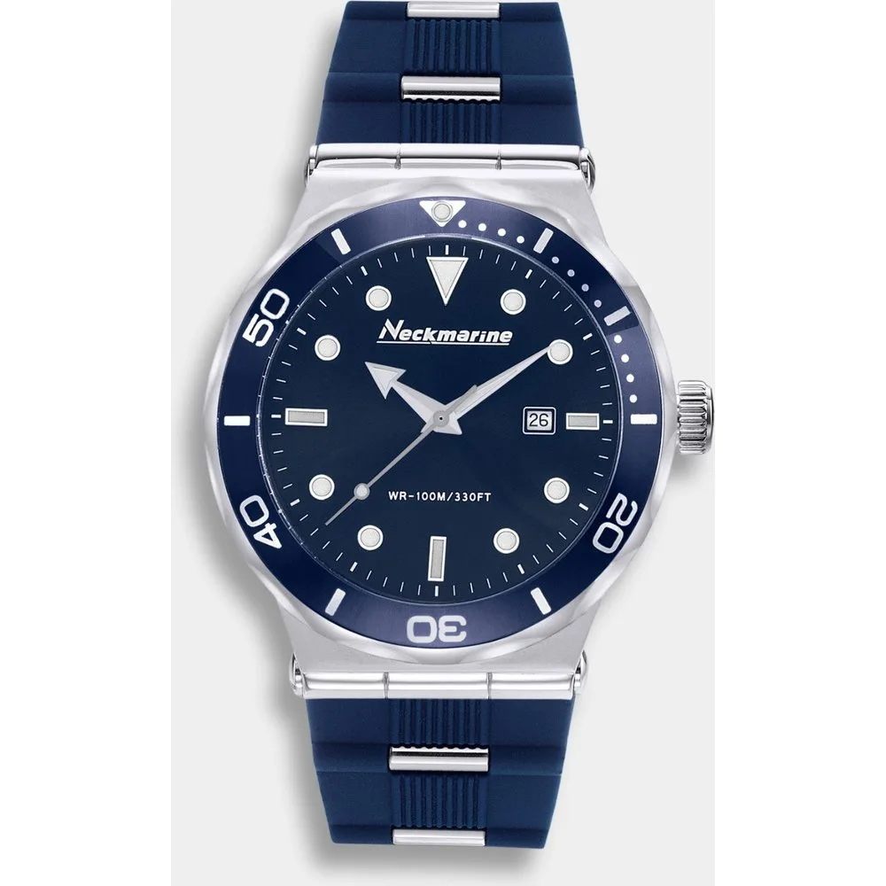 Reloj de hombre sport cuarzo de caucho - Neckmarine - FashionsVida
