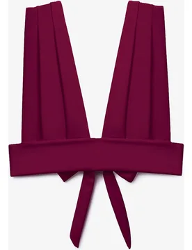 Top bikini con escote en v hanan - Kalk - FashionsVida