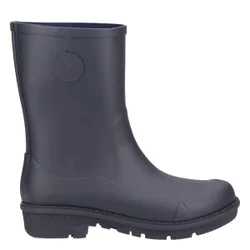Womens/ladies Wonderwelly Short Wellington Boots (Midnight Navy) - Navy/blue - Size Uk 8