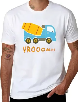 Cement mixer truck T-Shirt t shirts for man cotton t shirt man cotton T-Shirt - Aliexpress - FashionsVida