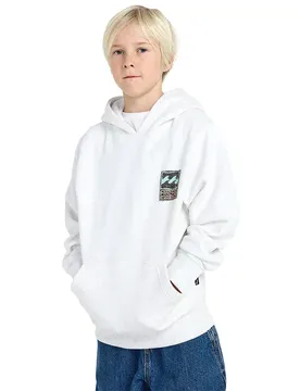 Felpa Con Cappuccio Foundation Po Oatmeal Heather 8 Anni