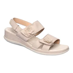 Bequem-Klettsandale „Daniela“ beige 41 Damen