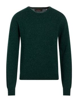 Pullover Herren Dunkelgrün M Herren