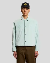 Mens Coach Jacket - Light Blue Elastane - Size X-Large