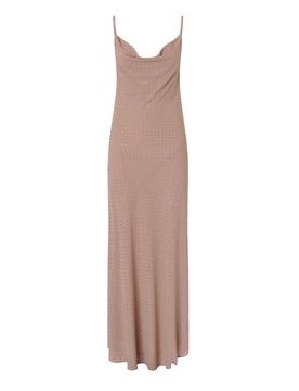 Vestito Farro in rosa con strass