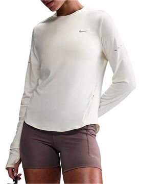 Dri-fit swift uv camiseta técnica manga larga mujer Blanco (L)