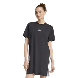 Essentials 3-stripes Tee Dress Damen Röcke - Schwarz - Größe 42 - Baumwoll-Jersey Black 42