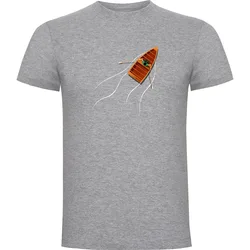 Rowing Boat Short Sleeve T-shirt Heather Grey M Men