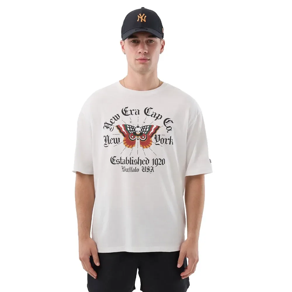 Maglietta A Maniche Corte 6085619 White S - New era - FashionsVida