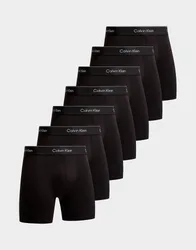 Mens Set da 7 Boxer Icon - Nero, nero nero Uomo taglia S