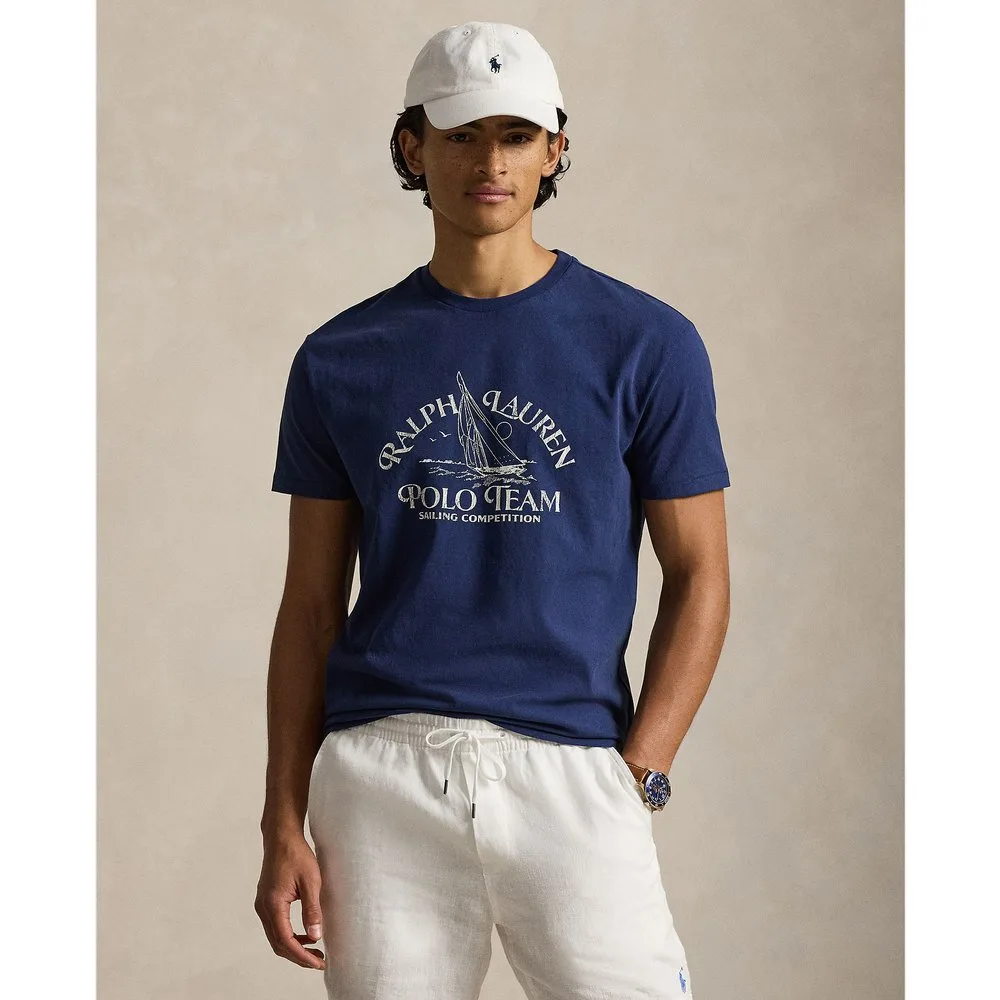 Camiseta de hombre de algodón de manga corta - Polo Ralph Lauren - FashionsVida