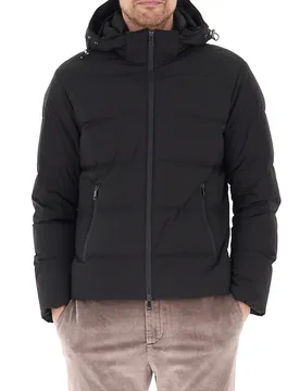 Piumino con cappuccio NERO L - Paul & Shark - FashionsVida