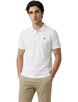 GANT Herren Polo Weiß 516236