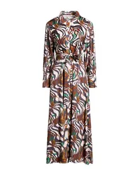 Maxi-Kleid Damen Grau L,M,S,XS Damen