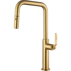 Grifo de cocina monomando con caño extraíble Niza Imex