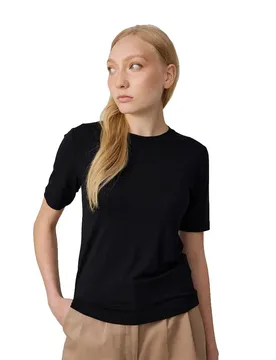 T-shirt à Manches Courtes Alice Black S