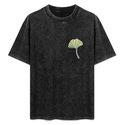 Gingko T-Shirt Work Basic Short Sleeve Top