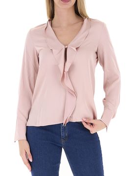 Blusa scollo a V ROSA CHIARO 46