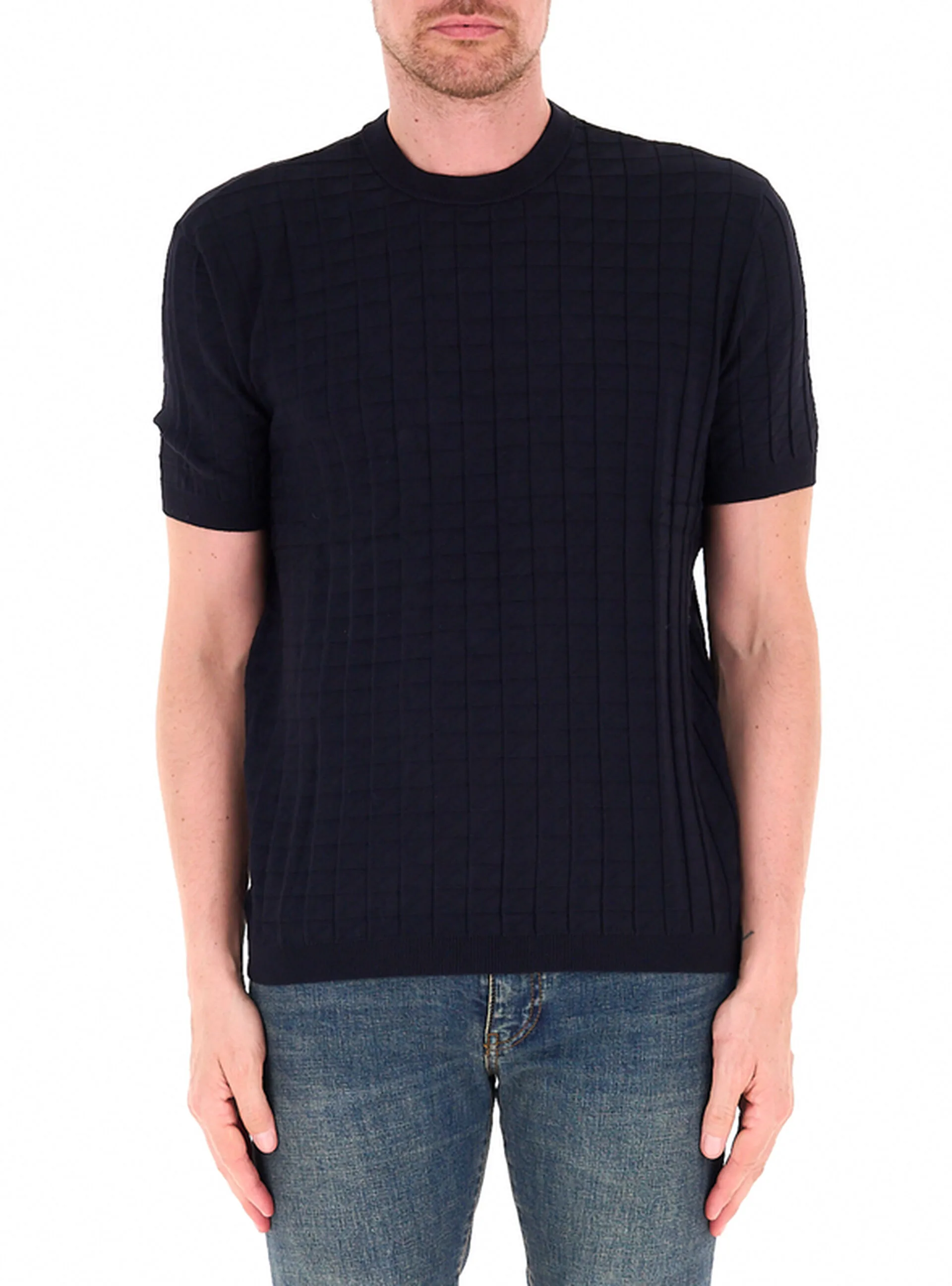 Maglia lavorata BLU NOTTE S - Armani exchange - FashionsVida