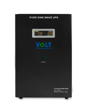 Ups Sinus 800 + 55ah 500 800w Black One Size unisex - VOLT POLSKA - FashionsVida