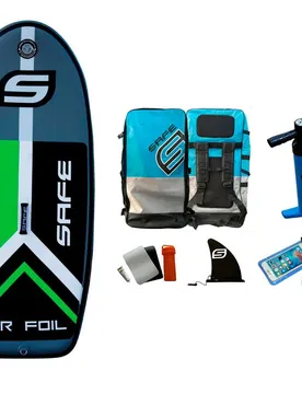 Ensemble De Paddle Surf Gonflable Air Foil 6´5´´ Gray 195.6 cm unisex