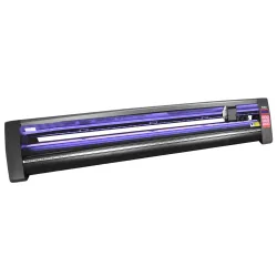 Vinyl Cutter LED Lights 1350mm & FlexiStarter Software in Black - Black - Size: One Size