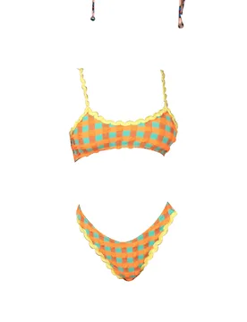 Bikini Top Arancio/verde M22-0161VA - ME FUI - FashionsVida