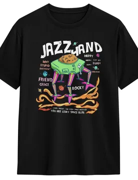 Project Hail Mary Movie Jazz Hand T Shirt Summer Popular T-Shirts Men Cotton O Neck 4XL 5XL 6XL Tees Short-Sleeved Y2K Tshirt - Aliexpress - FashionsVida