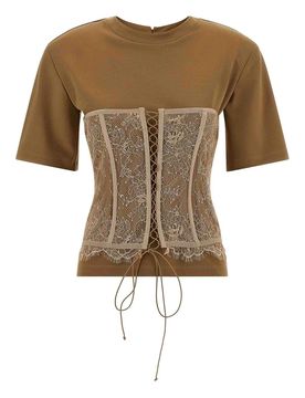T-shirt a bustino