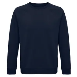Unisex Adult Space Organic Raglan Sweatshirt (French Navy) - Size 3xl