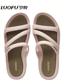 Nuevas sandalias de verano de moda LUOFU para mujeres, con suela media de goma cómoda, sandalias casuales para exteriores, calzado de playa, antidesl - Shein - FashionsVida