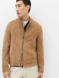 Suede Cafe Racer Jacket Sand male
