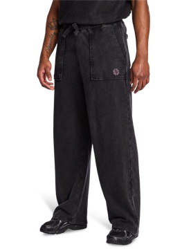 Apex Open Cuff Herren Hosen - Grau - Größe S - Baumwoll-Fleece Grey S