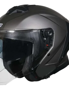Casco Moto Jet APRICA SOLID Nero Opaco 22.06 taglia S - Origine - FashionsVida