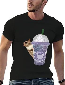 Sugar Glider Coffee Drink- Caramel And Purple T-Shirt graphic t shirts for man man graphic t shirt cotton t shirt pack T-shirt - Aliexpress - FashionsVida