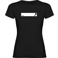 Run Frame Short Sleeve T-shirt Black M Women