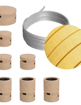 Cables Kit D´éclairage Linear Filé System Cm10 5 M 7 Unités Brown / Yellow One Size