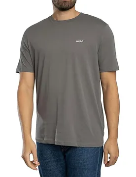 Hugo Maglietta A Maniche Corte Dero222 Dark Grey S - Hugo Boss - FashionsVida