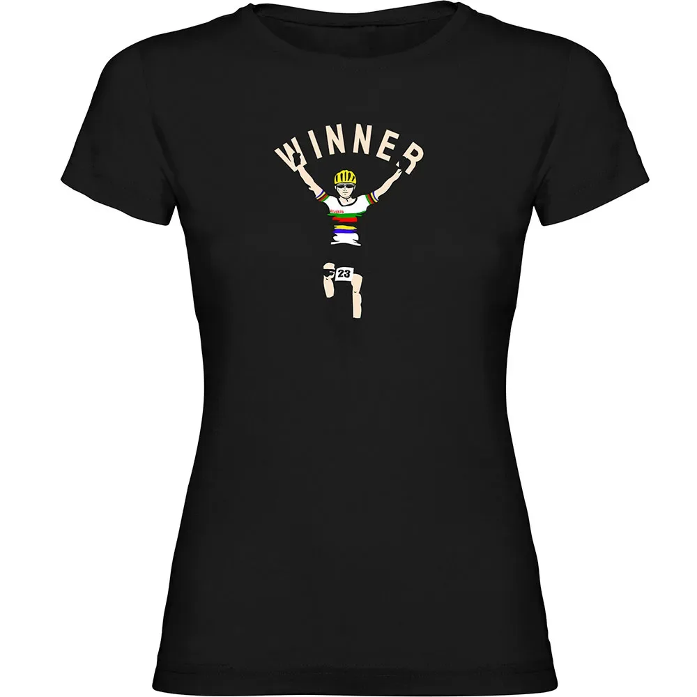 Maglietta A Maniche Corte Winner Black - Kruskis - FashionsVida