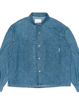 Camicia Uomo WORKMAN Light Stone Washed