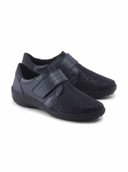 Hallux-Klettslipper Supersoft - Blau - female - Size: 41
