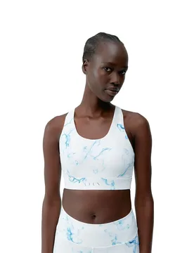 Haut De Sport Maintien Moyen Helio Celadon Blue L - Born Living Yoga - FashionsVida